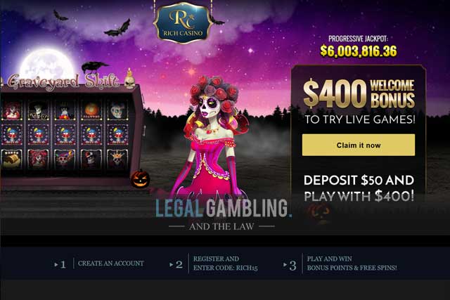 rich casino main screenshot